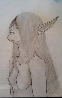 Random elf-(Drawling practice)